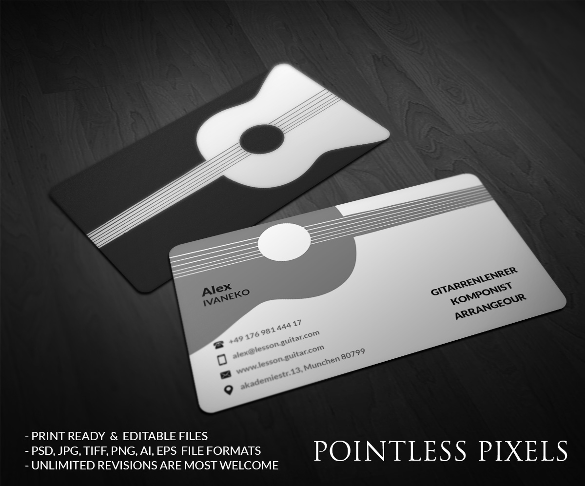 modern upmarket teacher business card design for a company by