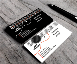 Guitar teacher and Composer needs a Business Card design
