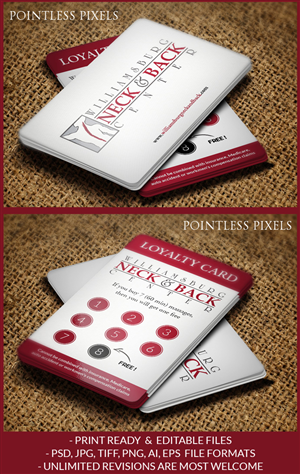 Card Design by Pointless Pixels India for Williamsburg Neck and Back Center | Design: #5285246