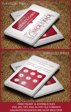 Card Design by Pointless Pixels India for Williamsburg Neck and Back Center | Design: #5289120