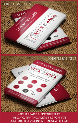 Card Design by Pointless Pixels India for Williamsburg Neck and Back Center | Design: #5291350
