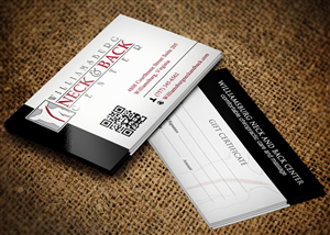Card Design by Lanka Ama for Williamsburg Neck and Back Center | Design: #5285745