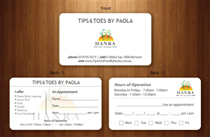 Visitenkarten-Design von Sbss für dieses Projekt | Design: #1477773