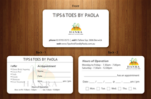 Visitenkarten-Design von Sbss für dieses Projekt | Design: #1477788