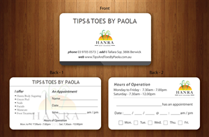 Visitenkarten-Design von Sbss für dieses Projekt | Design: #1477828