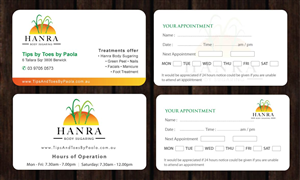 Visitenkarten-Design von Sbss für dieses Projekt | Design: #1477950