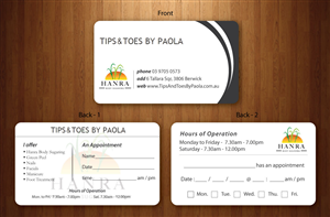 Visitenkarten-Design von Sbss für dieses Projekt | Design: #1478042