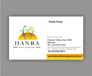 Visitenkarten-Design von Sid Pandey für dieses Projekt | Design: #1474329