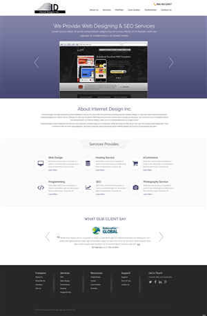 Wordpress Design by pb for Internet Designs | Design: #5294352