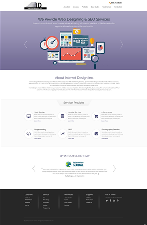 Wordpress Design by pb for Internet Designs | Design: #5294355