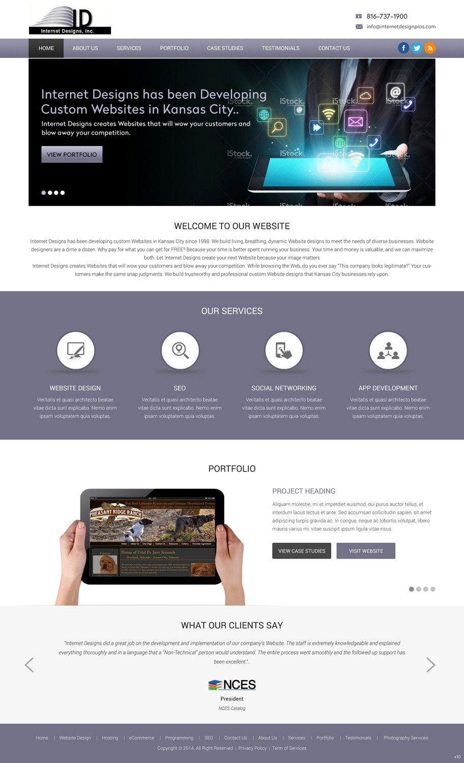 Wordpress Design by pb for Internet Designs | Design #5315125