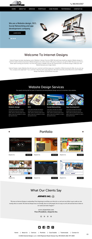 Wordpress Design by pb for Internet Designs | Design: #5315144