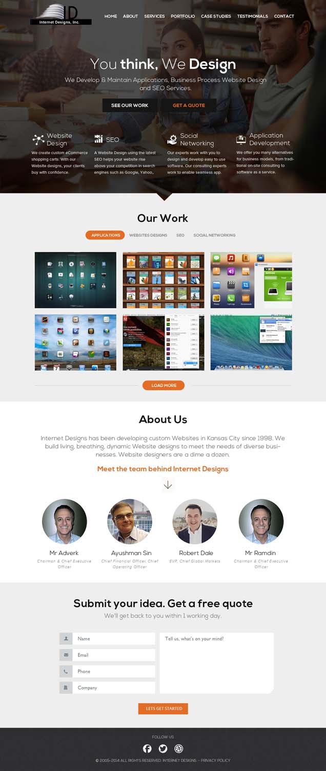 Wordpress Design by OM for Internet Designs | Design #5335135
