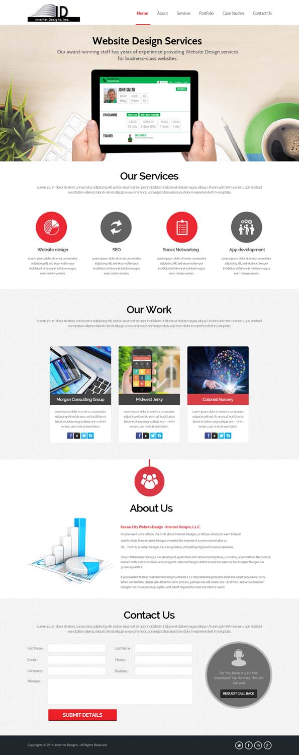 Design Wordpress par OM pour Internet Designs | Design #5335149