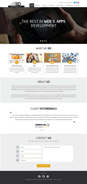 Wordpress Design by OM for Internet Designs | Design: #5335289