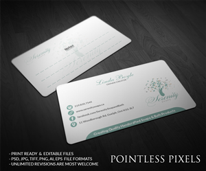 Business Card Design by Pointless Pixels India for Serenity Soaps | Design: #5294557