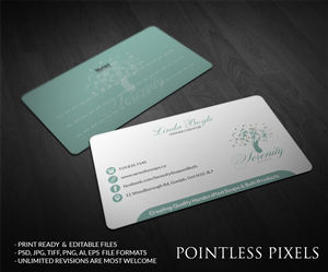 Business Card Design by Pointless Pixels India for Serenity Soaps | Design: #5294575