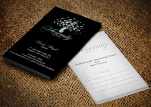 Business Card Design by Lanka Ama for Serenity Soaps | Design: #5285727