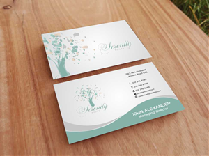 Business Card Design by szabist for Serenity Soaps | Design: #5358954