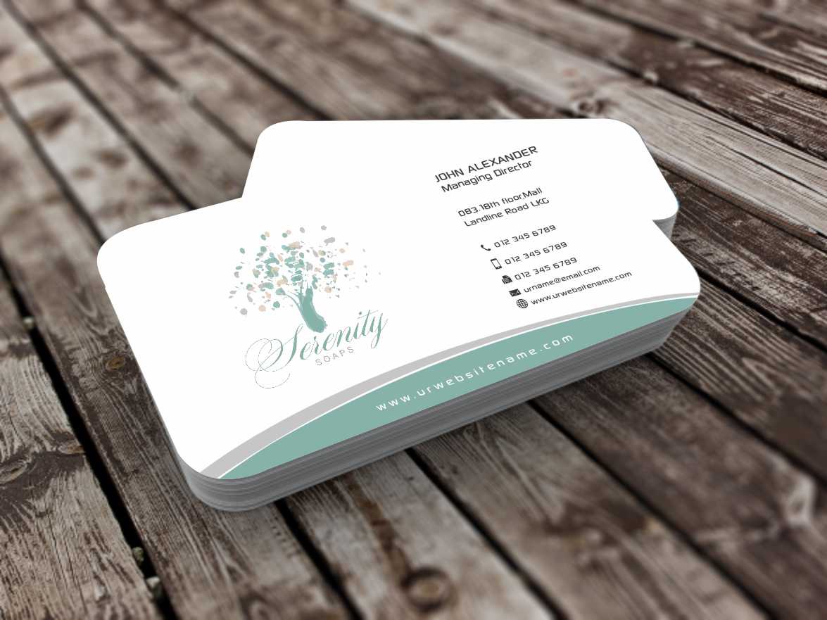 Business Card Design by szabist for Serenity Soaps | Design #5358957