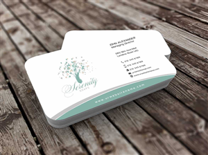 Business Card Design by szabist for Serenity Soaps | Design: #5358957