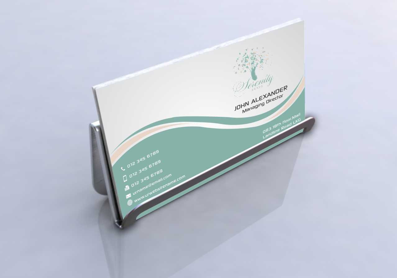 Business Card Design by szabist for Serenity Soaps | Design #5358963