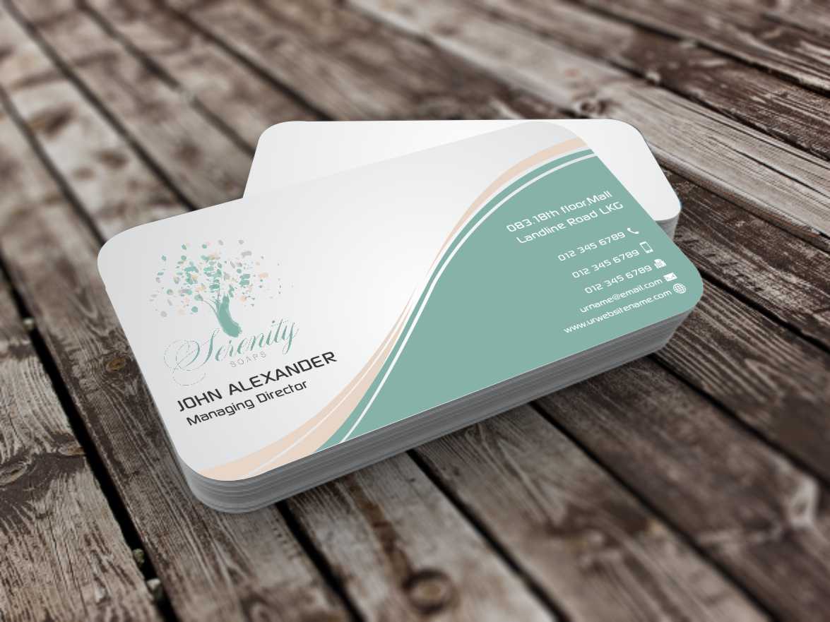 Business Card Design by szabist for Serenity Soaps | Design #5358966