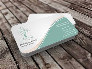 Business Card Design by szabist for Serenity Soaps | Design: #5358966