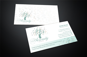 Business Card Design by Stylez Designz for Serenity Soaps | Design: #5379312