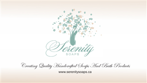 Business Card Design by Nilesh A. Jayatillake for Serenity Soaps | Design: #5281754