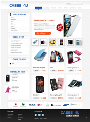 Web Design par pb pour Cases 4U | Design : #1483381