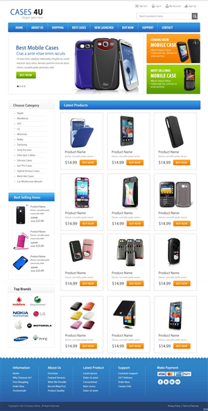 Web Design par pb pour Cases 4U | Design : #1483386