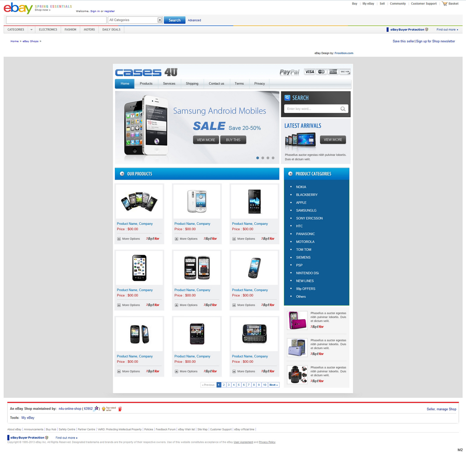 Web Design par pb pour Cases 4U | Design #1483390