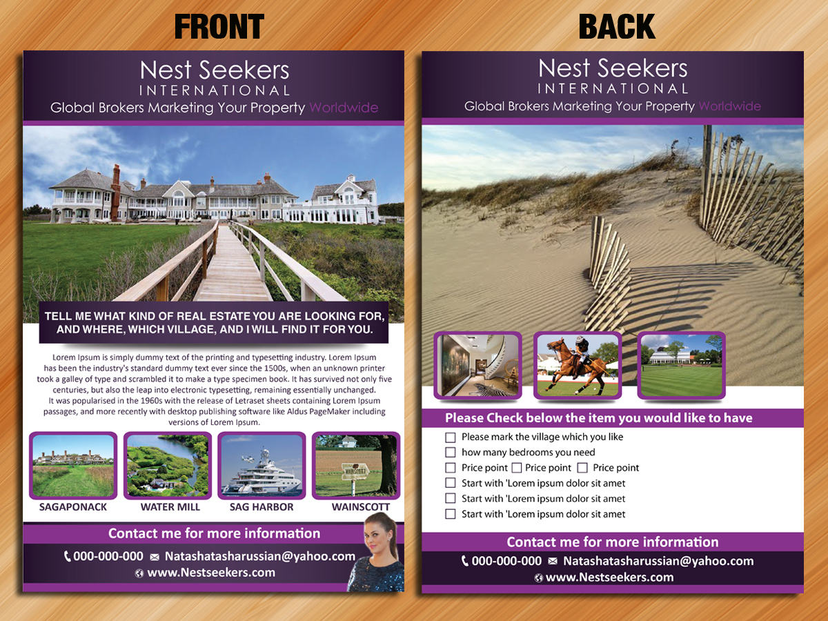 Flyer Design by Sarmishtha Chattopadhyay_loginchange for Nest Seekers International | Design #1484177