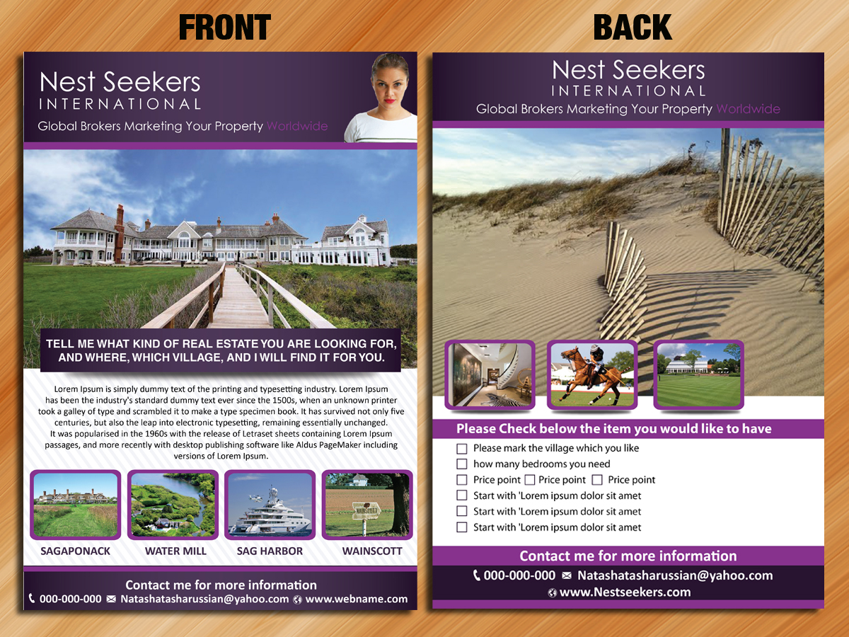 Flyer Design by Sarmishtha Chattopadhyay_loginchange for Nest Seekers International | Design #1484198