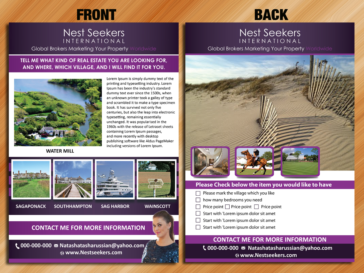 Flyer Design by Sarmishtha Chattopadhyay_loginchange for Nest Seekers International | Design #1486036