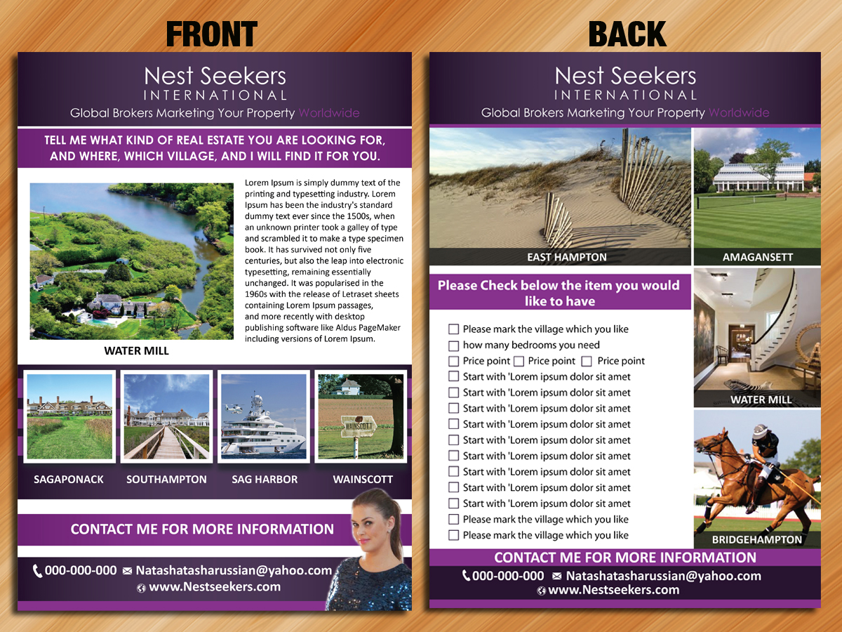 Flyer Design by Sarmishtha Chattopadhyay_loginchange for Nest Seekers International | Design #1503269