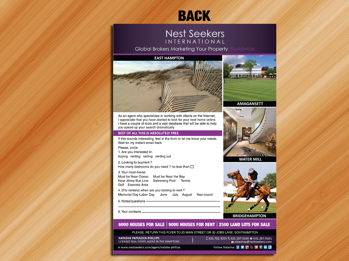 Flyer Design by Sarmishtha Chattopadhyay_loginchange for Nest Seekers International | Design #1535744
