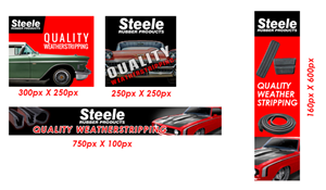 Classic Car Web Banner Set Design | Diseño De Banner Publicitario por Expert Designer