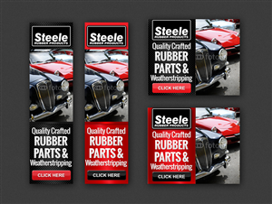 Classic Car Web Banner Set Design | Banner Ad Design by Laurra