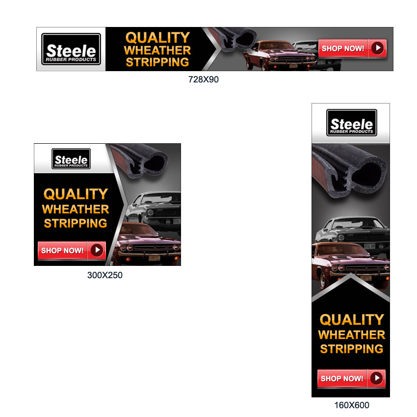 Banner-Design von DesignXyz für Steele Rubber Products | Design #5315672