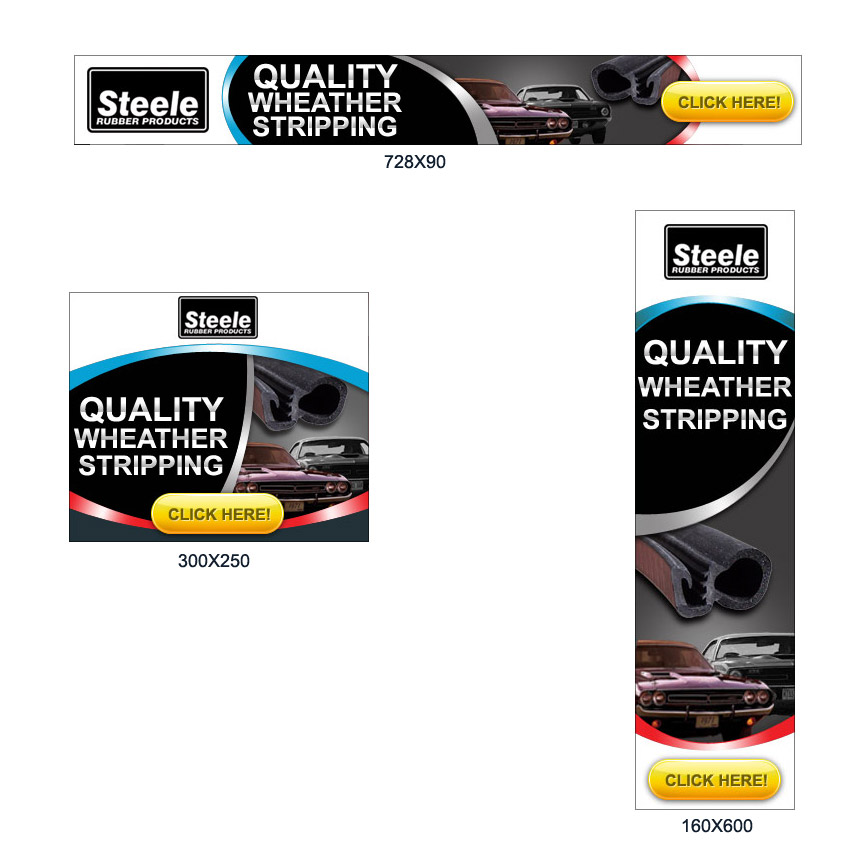 Banner-Design von DesignXyz für Steele Rubber Products | Design #5323765