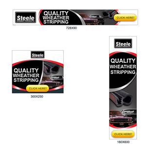 Banner Ad Design by DesignXyz for Steele Rubber Products | Design: #5345584