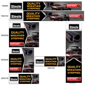 Banner Ad Design by DesignXyz for Steele Rubber Products | Design: #5345606