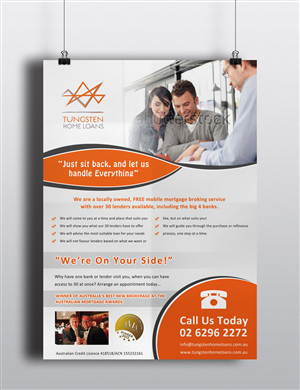 Diseño de Flyer por Eggo May P para Tungsten Home Loans | Diseño #5288762