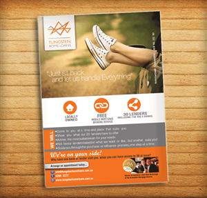 Diseño de Flyer por alessandroevge para Tungsten Home Loans | Diseño: #5284619