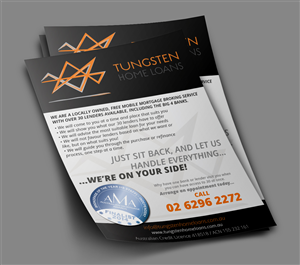 Diseño de Flyer por Ælx para Tungsten Home Loans | Diseño: #5347273