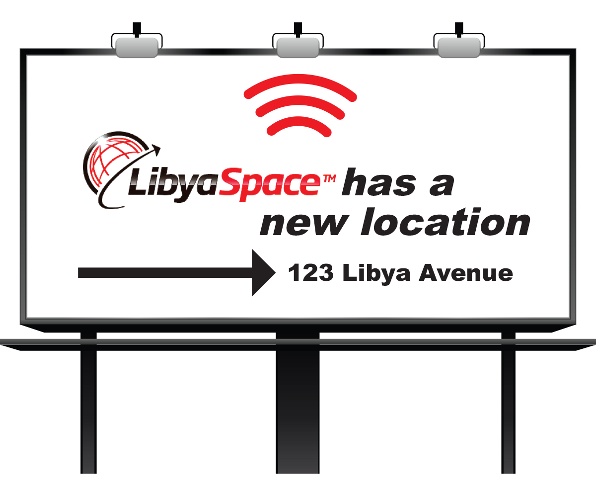 Signage Design by above for LibyaSpace | Design #1511752