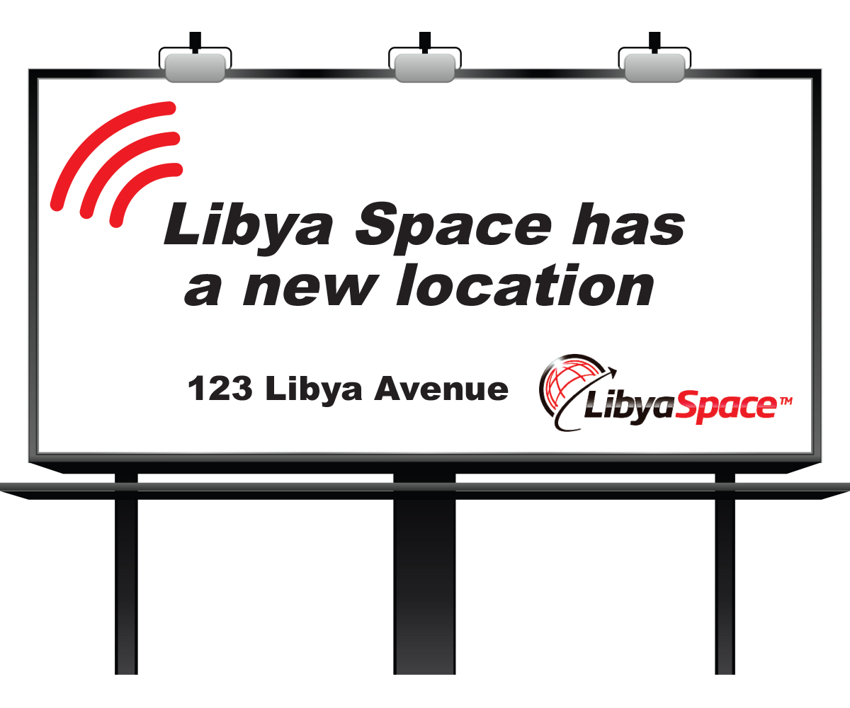 Signage Design by above for LibyaSpace | Design #1511753