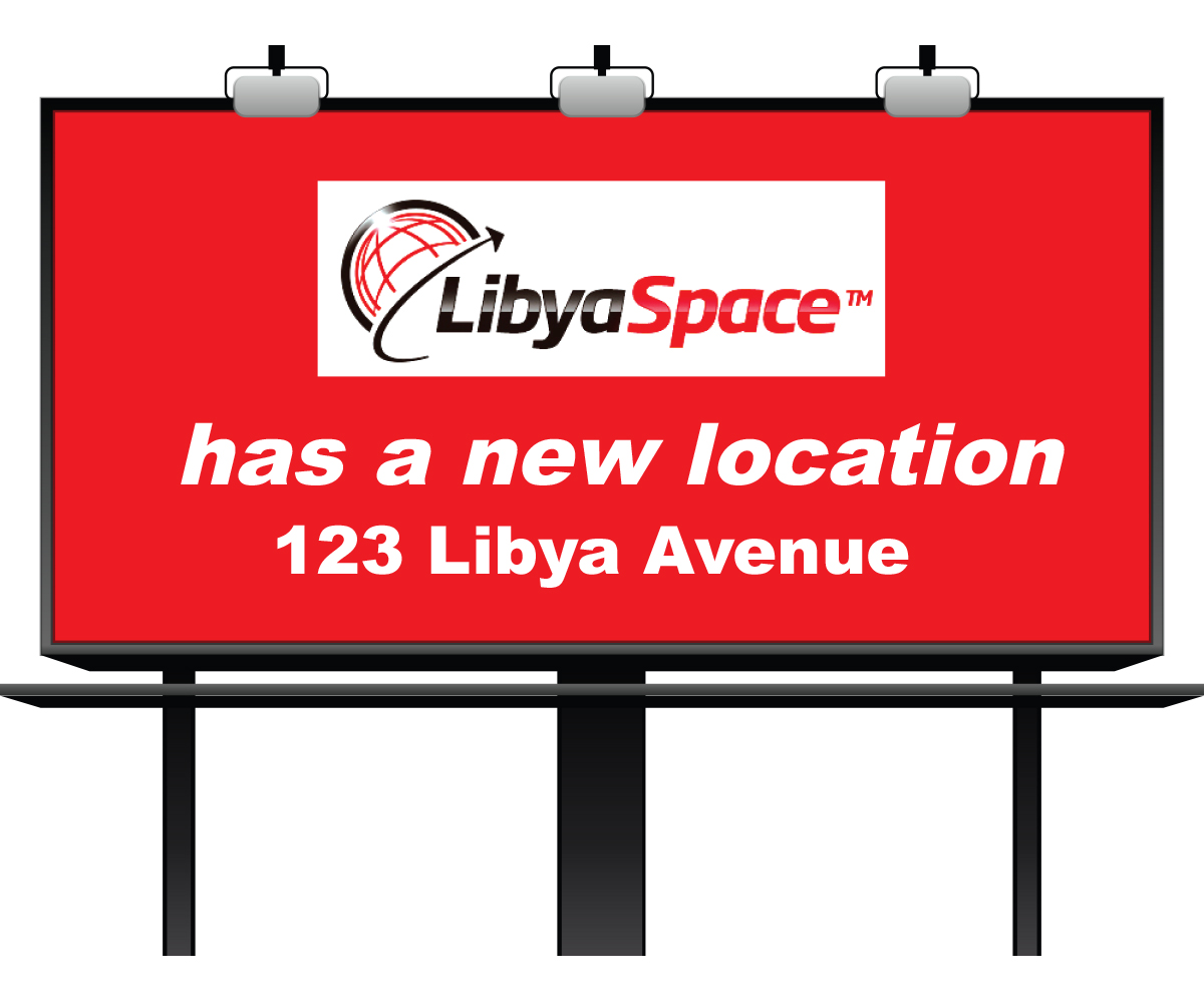 Signage Design by above for LibyaSpace | Design #1511756